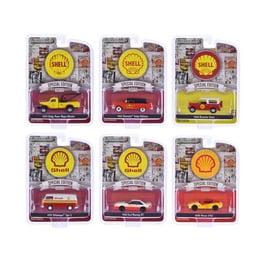 1/64　GREENLIGHT★GULF OIL ガソリンスタンド　ジオラマ Motor World Diorama Set Gulf Oil Vintage Gas Station 6pcs