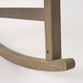 thumbnail image 2 of Reynard Outdoor Acacia Wood Rocking Chair, Gray, 2 of 8