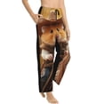 thumbnail image 2 of Daiia Western Cowboy Guinea Pig Women's Sleep Pant with Pockets and Drawstring,Pajama Pants-XX-Large, 2 of 9