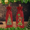 thumbnail image 2 of Vino Con Pintura Diamantes Bolsas DIY 2 Piezas Navidad Rojo, 2 of 9