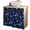 Dark Blue Whit, variant on Vintage Country Cabinet Curtains for Shelves, Farmhouse American Rustic Cabins Animals Privacy Curtain for Closet Self Adhesive, Dust-Proof Drapes for Closet Storage Room Classroom 32"W x 55"L