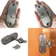thumbnail image 5 of Pestillo para puerta corrediza de 90 grados con hebilla en ángulo recto: cerradura de privacidad para puerta corrediza de granero y cerradura de leva, 5 of 5