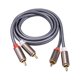 thumbnail image 5 of onlyliua Buscador de Regalos Cable Audio Hifi 2Rca a 2 Rca Ofc Av 1 M, 1,8 M, 3 M, 5 My 10 M para Tv, Dvd, Amplificador, Subwoofer, Barra de Sonido, Cable de Altavoz, 5 of 7