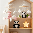 thumbnail image 6 of BESTSKY 2026 New Baby Crib Mobile Bunny Nursery Mobile for Boys Girls Mobile Nursery Decor for Infant Bedroom Hanging Baby Mobile for Bassinet Newborn Baby Gift, 6 of 7