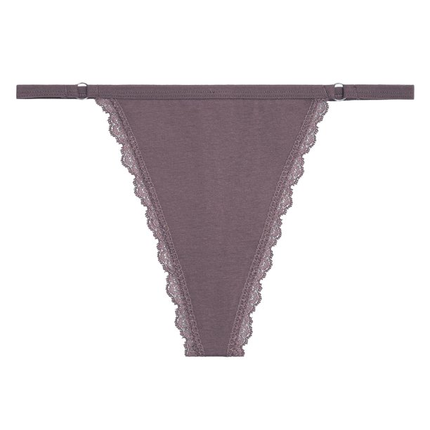 Gibobby Tangas de sexy mujer Calzoncillos Patchwork Color Ropa interior Bragas Bikini Sólido Calzoncillos para mujer Bragas Regalo de Navidad 1 pieza(Caqui,G)