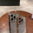 thumbnail image 2 of for iPhone Case,Luxury ElectroPlated Glitter Sparkle Sparkly Silicone Camera Lens Protection Soft Shockproof Phone Case (Silver,iPhone 15 Pro), 2 of 6