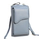 thumbnail image 1 of Pequeño bolso bandolera para teléfono móvil, funda para teléfono móvil con cartera colgante, bolso bandolera de piel sintética, pasaporte, funda para teléfono móvil con ranura para tarjetas, correa, 1 of 1