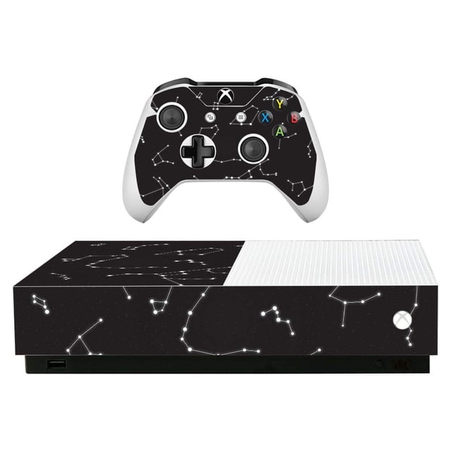 MightySkins Skin for Microsoft Xbox One S All-Digital Edition - Constellations | Protective, Durable, and Unique Vinyl Decal wrap Cover | Easy to Apply, Remove, and Change Styles | Made in The USA