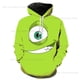 thumbnail image 3 of Sudadera con capucha de Disney para hombre para otoño e invierno con estampado 3D de Monsters Inc., ropa de calle de moda, ropa deportiva, sudaderas con capucha para hombre, 3 of 4