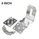 thumbnail image 2 of Stainless Steel Hasp Lock Anti-theft Door Clamp 90 Degree Shed Latch Security Padlock Home Door Cabinet Drawer Locks, 2 of 11