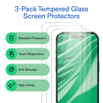 thumbnail image 4 of onn iPhone Air 3-Pack Glass Screen Protector with Camera Glass and Easy Installation Frame, 4 of 9