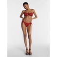 thumbnail image 3 of Hot Girl Summer by Megan Thee Stallion Women's and Women's Plus Summer Stallion Crochet Side Tie Bikini Bottoms, Sizes XS-3X, 3 of 6