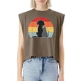 thumbnail image 5 of EcoLoom Dog Paw Dog Squad Dog Parent Cute Cat And Dog Graphic Cap Sleeve Muscle Crop Shirt Women Sleeveless Baby Tee, 5 of 5