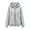 Light Gray_002, variant on HJYCHN Women's Street Long Sleeve Hoodie Drawstring Solid Color Zip Up Shirt Jacket Casual Grey XL