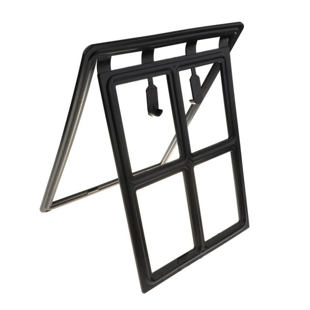 Puerta Mosquitera Perfecl para Mascotas Color Negro Talla L