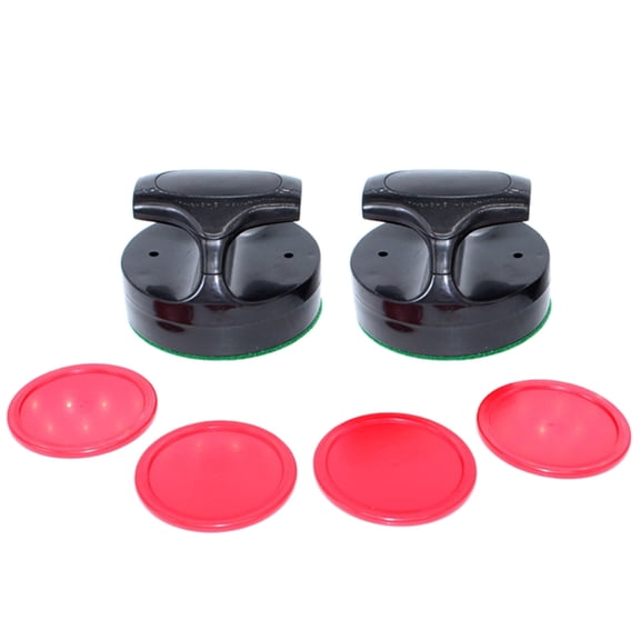 94mm Air Hockey Pusher with 4 Pucks Home Standard Air Hockey Paddle and Pucks