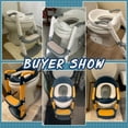 KORIMEFA Kids Potty Training Seat, Foldable Toilet Chair, Ladder