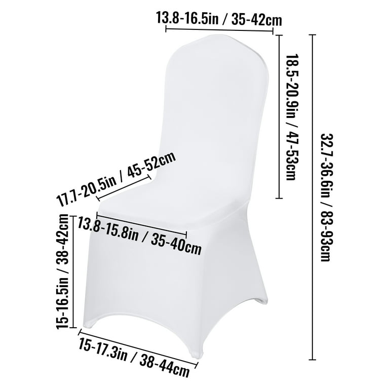 White spandex chair covers bulk sale