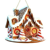 XIA0LE Christmas Gingerbread House Decorations Can Be Used For Hanging Tree Decorations