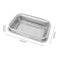 thumbnail image 3 of HLONK Stainless Steel Roasting Pan Set with Rack and Nonstick Tray, 3 of 10
