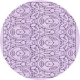 thumbnail image 1 of Ahgly Tapis d'Intérieur Lavable en Machine Carré Transitionnel Lilas Violet Riche, 3 Pieds Carré, 1 of 7