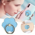 thumbnail image 2 of MKHSQHDG Today's Deals Cell Phone Ring Holder Flower Shape Phone Ring Holder Metal Finger Grip Finger Kickstand 360° Rotation Universal Finger Ring Phone Grip Compatible with All Smartphone, 2 of 5