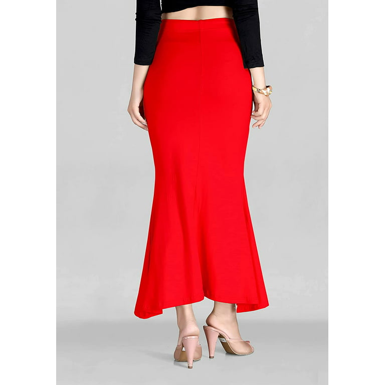 eloria Black Cotton Blended Shape Wear for Saree Petticoat Skirts for Women  Flare Saree Shapewear 
