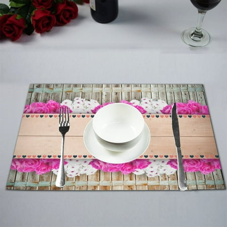 MYPOP Best Mom Ever Kitchen Table Mat Placemats for Dining Table 12x18 (Best Place To Be A Mother)