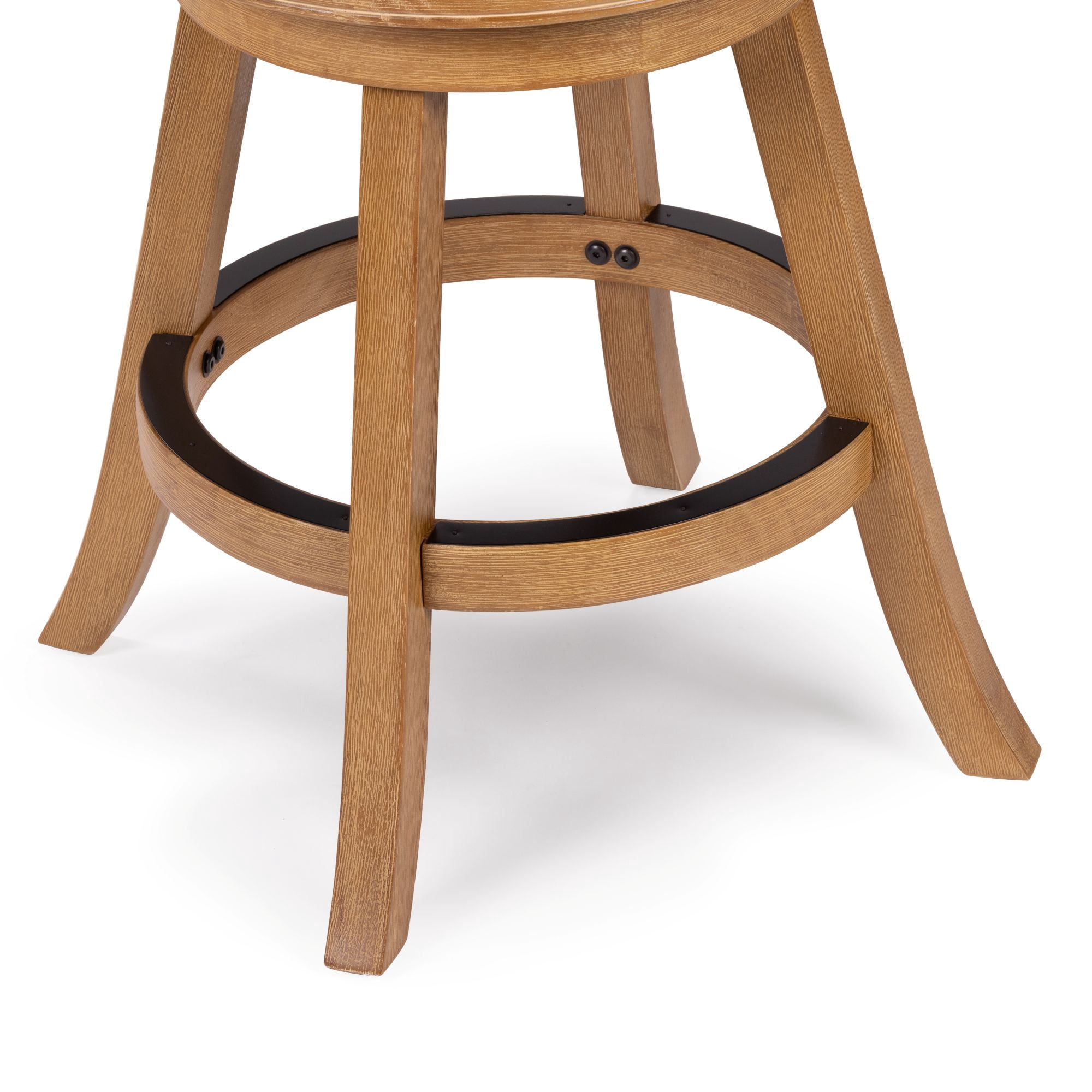 Sheldon Swivel Counter Stool - Driftwood Wire-Brush