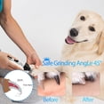 thumbnail image 3 of FINAQUA USB Rechargeable Pet Nail Grinder – Quiet Trimmer for Dogs, Cats & Rabbits, Safe Paw Grooming, 3 of 8
