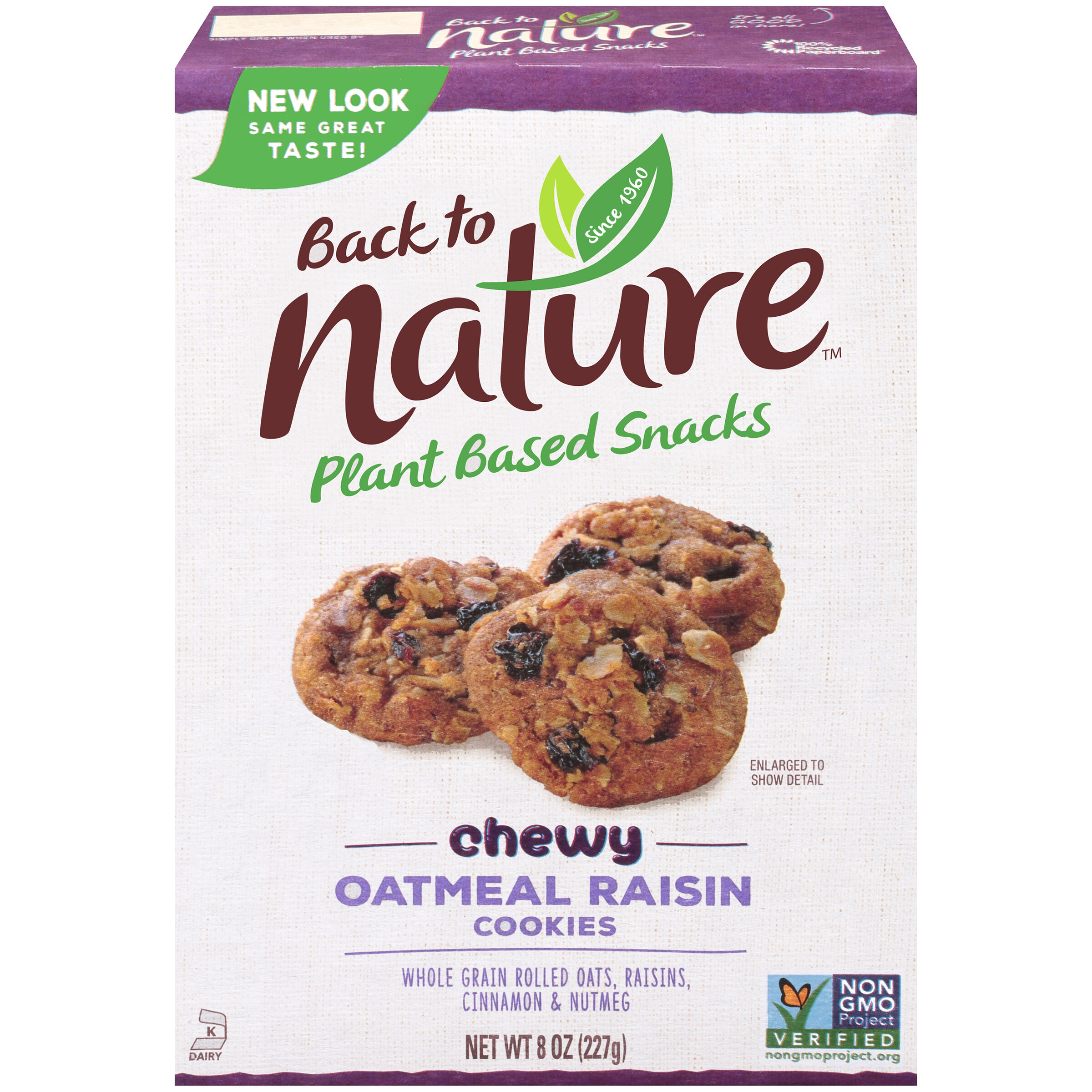 Back to Nature™ Plant Based Snacks Chewy Oatmeal Raisin