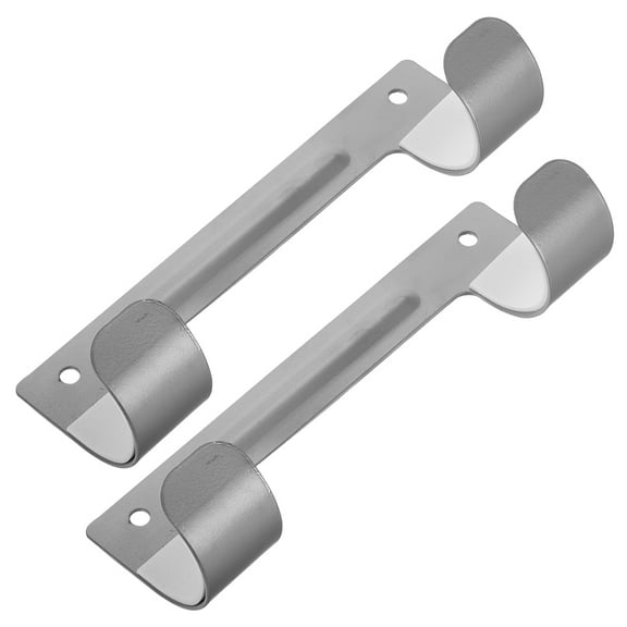 GOOHOCHY Silver Ironing Board Hanger For Home Organization 2Pcs 6.1x1.8x1.4in