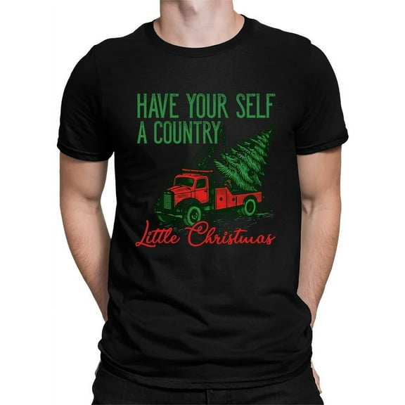 Country Little Christmas Holiday T-shirt Men's