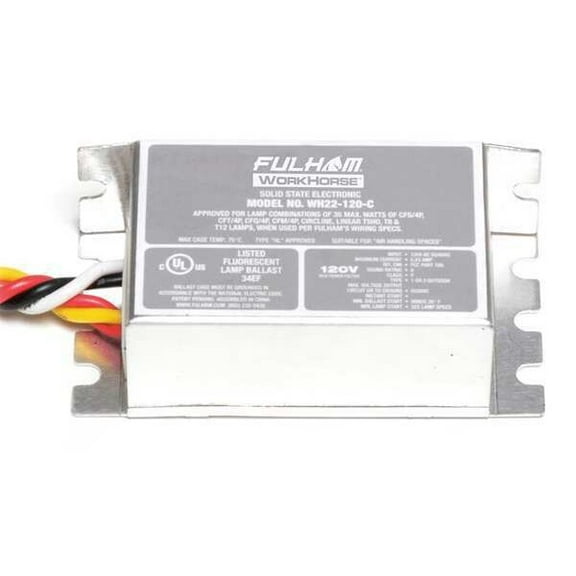 Fulham 5 to 35 Watts, 1 or 2 Lamps, Electronic Ballast WH22-120-C