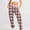 Pink, variant on Women's Plaid Sweatpants - Black, 2XL, 100% Polyester Soft Breathable, Relaxed Fit with Elastic Waist & Side Pockets, for Lounging/Errands