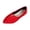 Red, variant on Rokment Ladies Dress Shoes Women's Stylish Metallic Buckles V-Cut Formal Pointed Toe Ballet Flat Casual Business Office Slip on Loafers for Bride Wedding