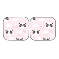 thumbnail image 7 of Daiia Cute Panda 2PCS Car Windshield Sun Shade, Foldable Sun Shield for Car Front Window, Auto Sun Blocker Visor Protector Universal for Truck SUV Pickup-Large, 7 of 7