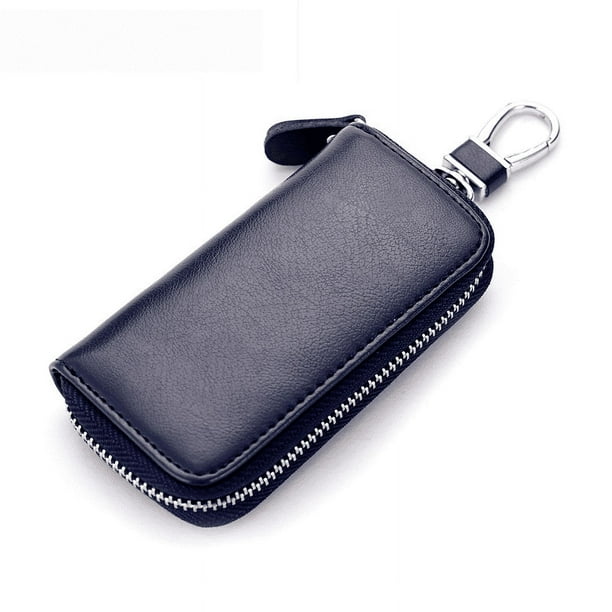 Bolso de cuero multifuncional para colgar en la cintura para hombre, para llaves de coche, hogar, regalo de piel de vaca, bolso para llaves