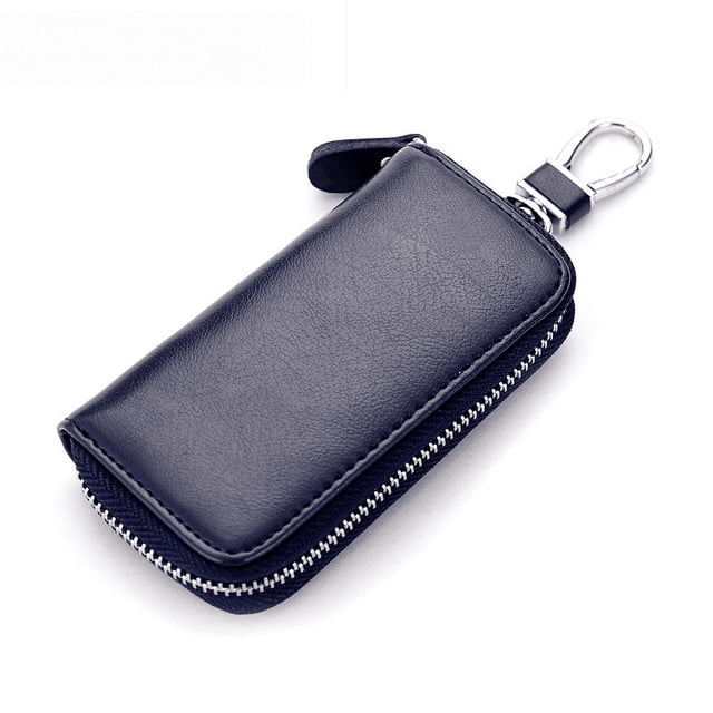 Bolso de cuero multifuncional para colgar en la cintura para hombre, para llaves de coche, hogar, regalo de piel de vaca, bolso para llaves