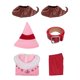 thumbnail image 2 of Disfraces de navideño para mujer Yinane Disfraces de Elfo de Peluche Rosa XL, 2 of 8