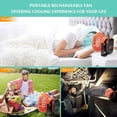 thumbnail image 7 of Portable Hanging Tent Fan, Battery-powered Ceiling Fan with Hooks, Camping Tent Cooling System-rechargeable Fan for Camping, Hiking, and Backpacking (battery Not Included), 7 of 7