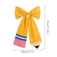 thumbnail image 3 of Back to School Crayon Wreath Bows 28 x 19 Inch Classroom Crayon Bows Hanging Decor Bow Door Hanger for First Day of School Party Classroom Office Wall Porch Front Door Decorations Supplies, 3 of 8