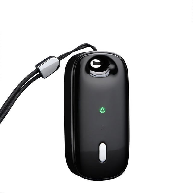 NUEVO Collar de aire personal Collar purificador de aire portátil portátil Purificador de aire negro Sincero Electrónica