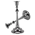 thumbnail image 3 of Horn-Shaped Candlestick, 2Pcs Candle Holders, Practical Innovative Candlestick, For Home Dinning Gold,Silver,Black,Bronze, 3 of 8