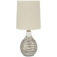 thumbnail image 2 of Signature Design by Ashley Lampe de Table en Métal Aleela L204194, Finition Blanc/or, 2 of 4