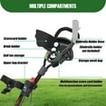 thumbnail image 3 of XDriveMax Lightweight 3-Wheel Golf Push Cart | Folding Pull Cart with Cup Holders, Scorecard Holders, and Storage - Perfect for Golf Clubs and Bags, 3 of 6