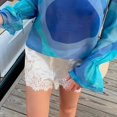 thumbnail image 6 of Women Lace Trim Wide Leg Shorts Satin Silk Boxers Shorts Y2k Micro Mini Pajama Shorts French Knickers Lounge Slip Pj Bottoms, 6 of 8