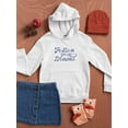 thumbnail image 3 of Follow Your Dreams Watercolors Hoodie Juniors -Image by Shutterstock,  Large, 3 of 4
