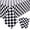 Black and White, variant on 9 Packs Sage Green Gingham Tablecloth Sage Green and White Checkered Table Cloths 54 x 108 Inches Disposable Plastic Gingham Tablecovers Waterproof Picnic Camping Table Covers for Baby Shower