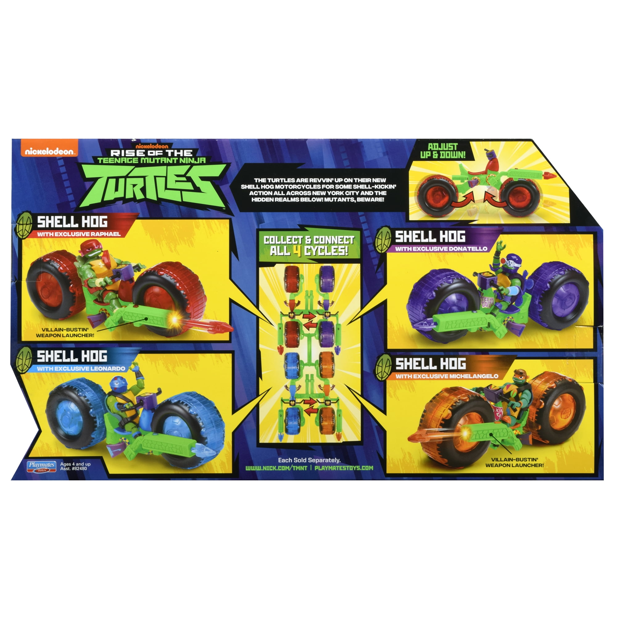 teenage mutant ninja turtles shell hog with leonardo